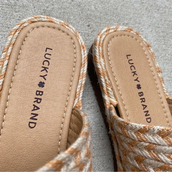 Lucky Brand Decime Espadrille Braided Jute Sandals size 8.5 - Picture 8 of 9